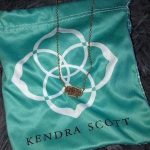 Gold sparkly Kendra Scott necklace